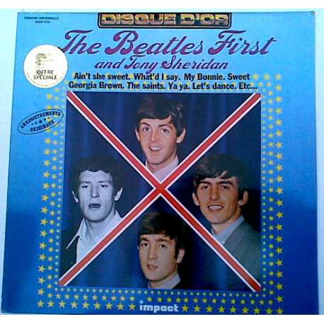 the beatles first and tony sheridan disque d'or