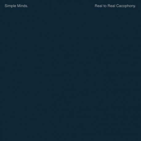 CD simple minds real to real cacophony dispo sur rock-n-game