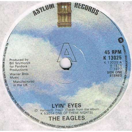 youtube eagles lyin eyes 1977