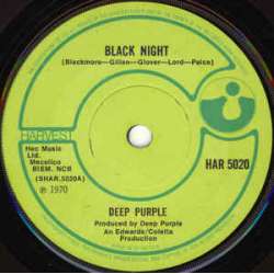 deep purple black night