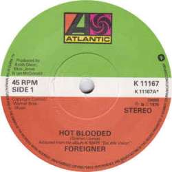 foreigner hot blooded