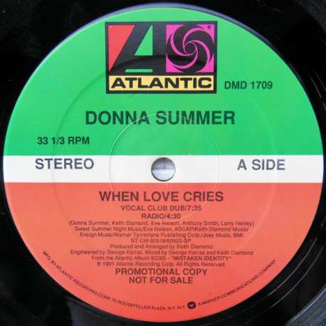 donna summer when love cries
