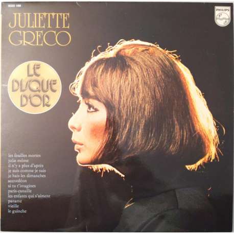 juliette greco le disque d'or