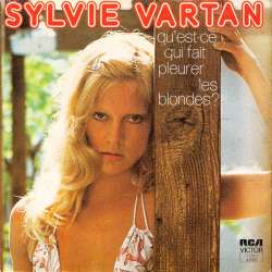 sylvie vartan qu'est ce qui fait pleurer les blondes