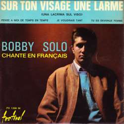 bobby solo sur ton visage une larme